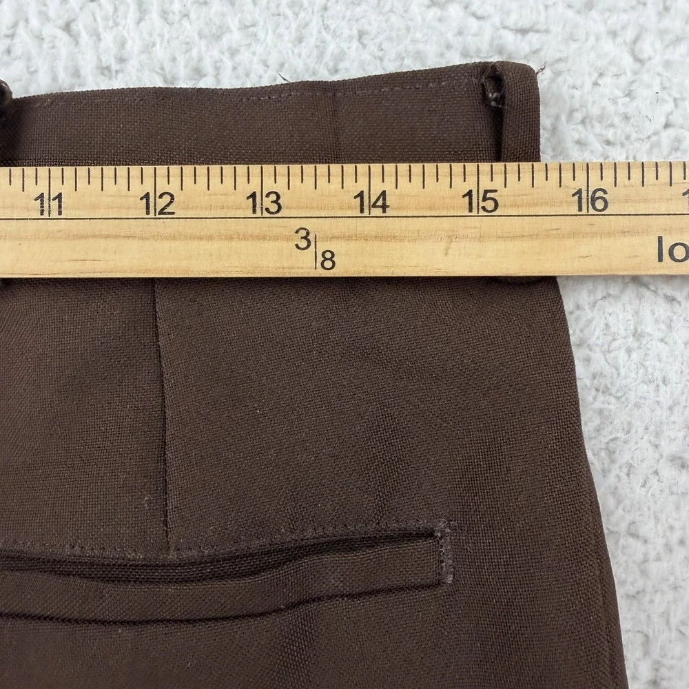 Vintage Levis Action Slacks Pants Mens 31x32 Brown Dress Slacks Office Wear